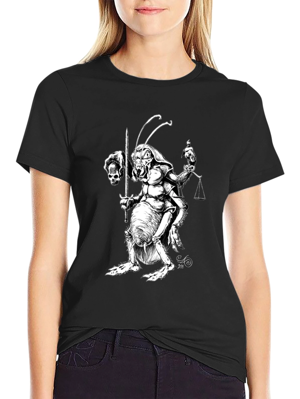 Insect Justice T-Shirt - Black Graphic Tee
