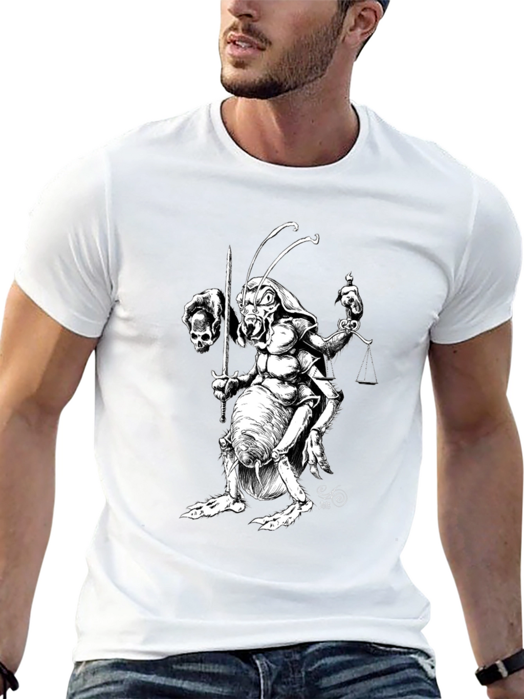 Insect Justice T-Shirt - Black Graphic Tee