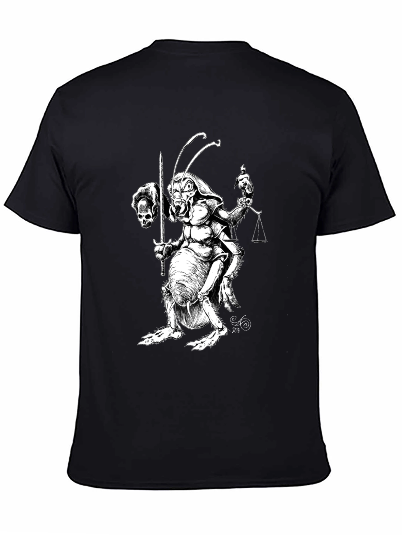 Insect Justice T-Shirt - Black Graphic Tee