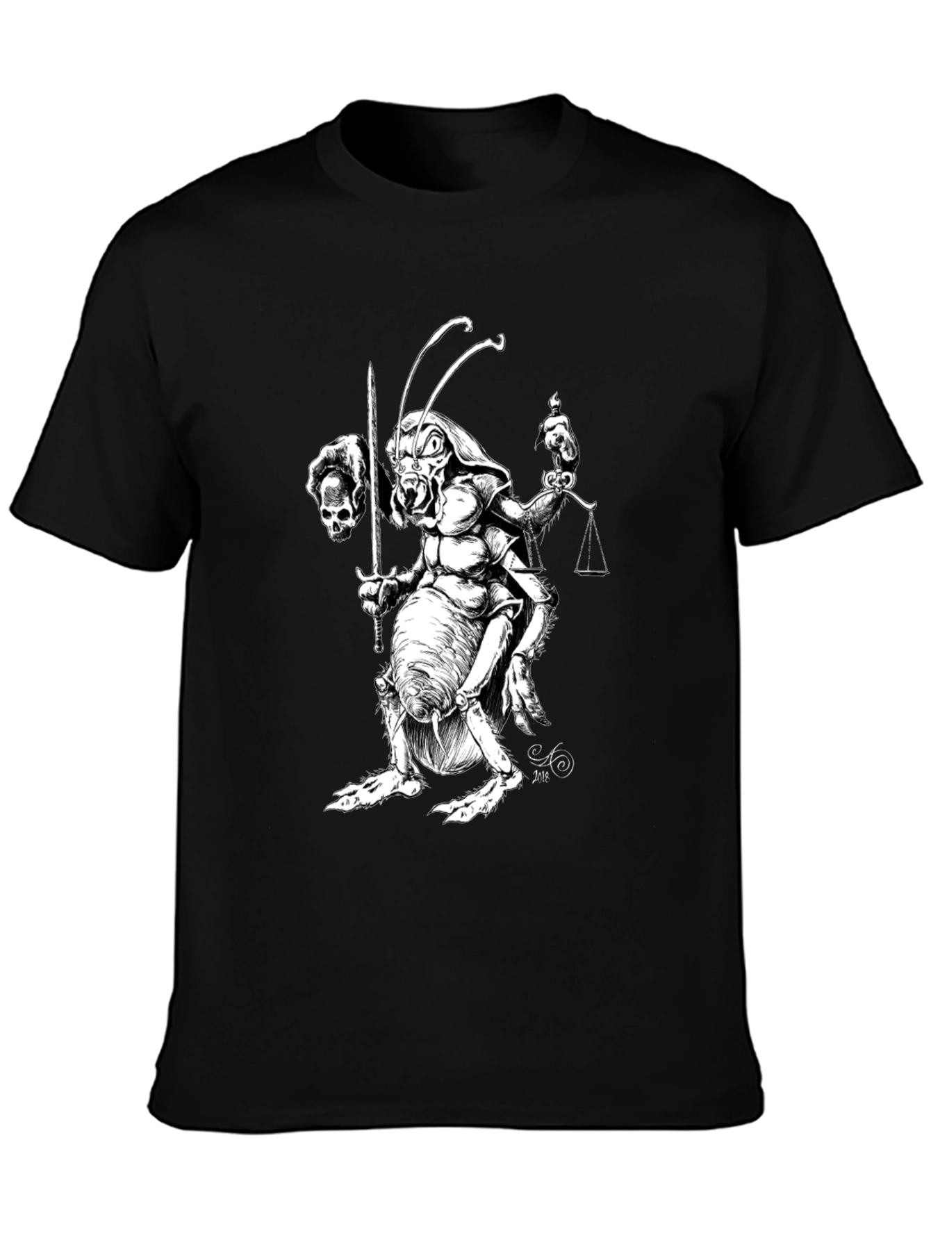 Insect Justice T-Shirt - Black Graphic Tee