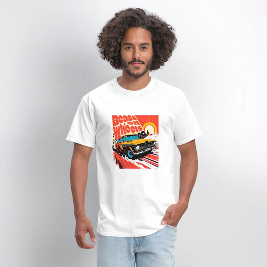 Beast on wheels hot road cars comic design