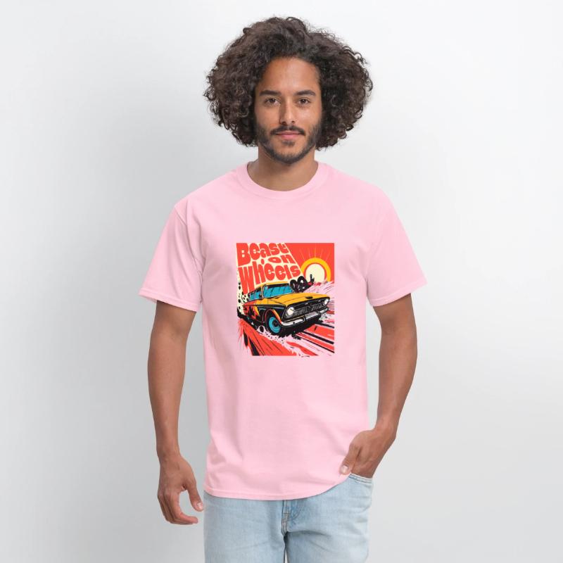 Beast on wheels hot road cars comic design