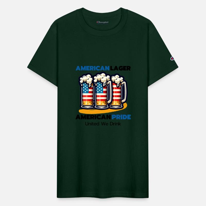 Beer American lager American pride