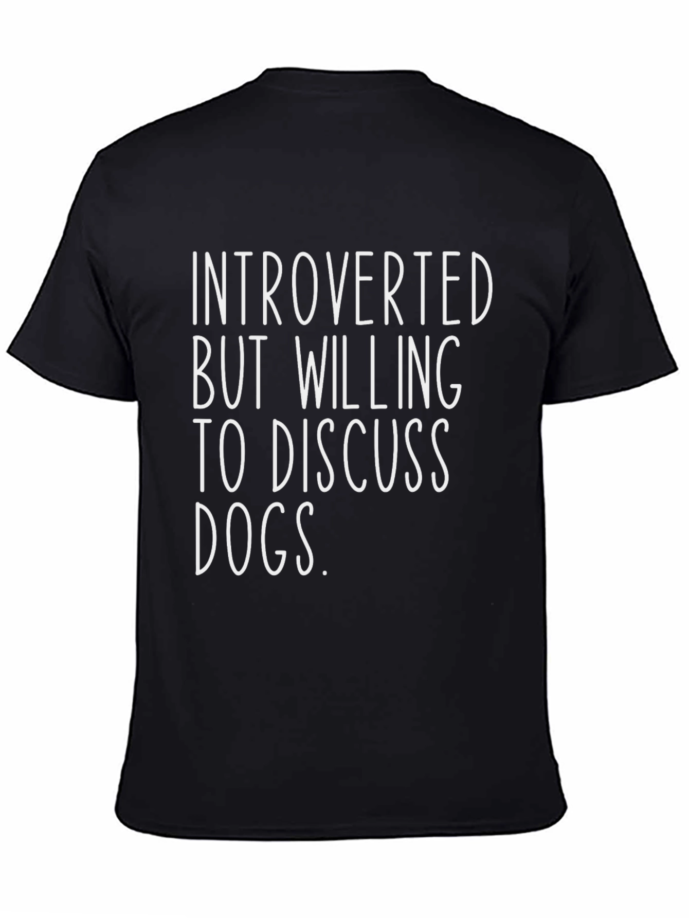 Introverted Dog Lover Graphic Tee