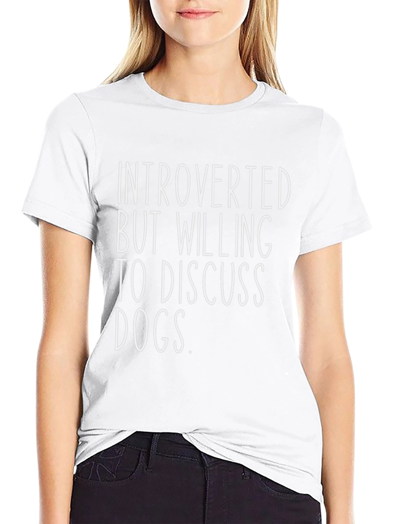 Introverted Dog Lover Graphic Tee