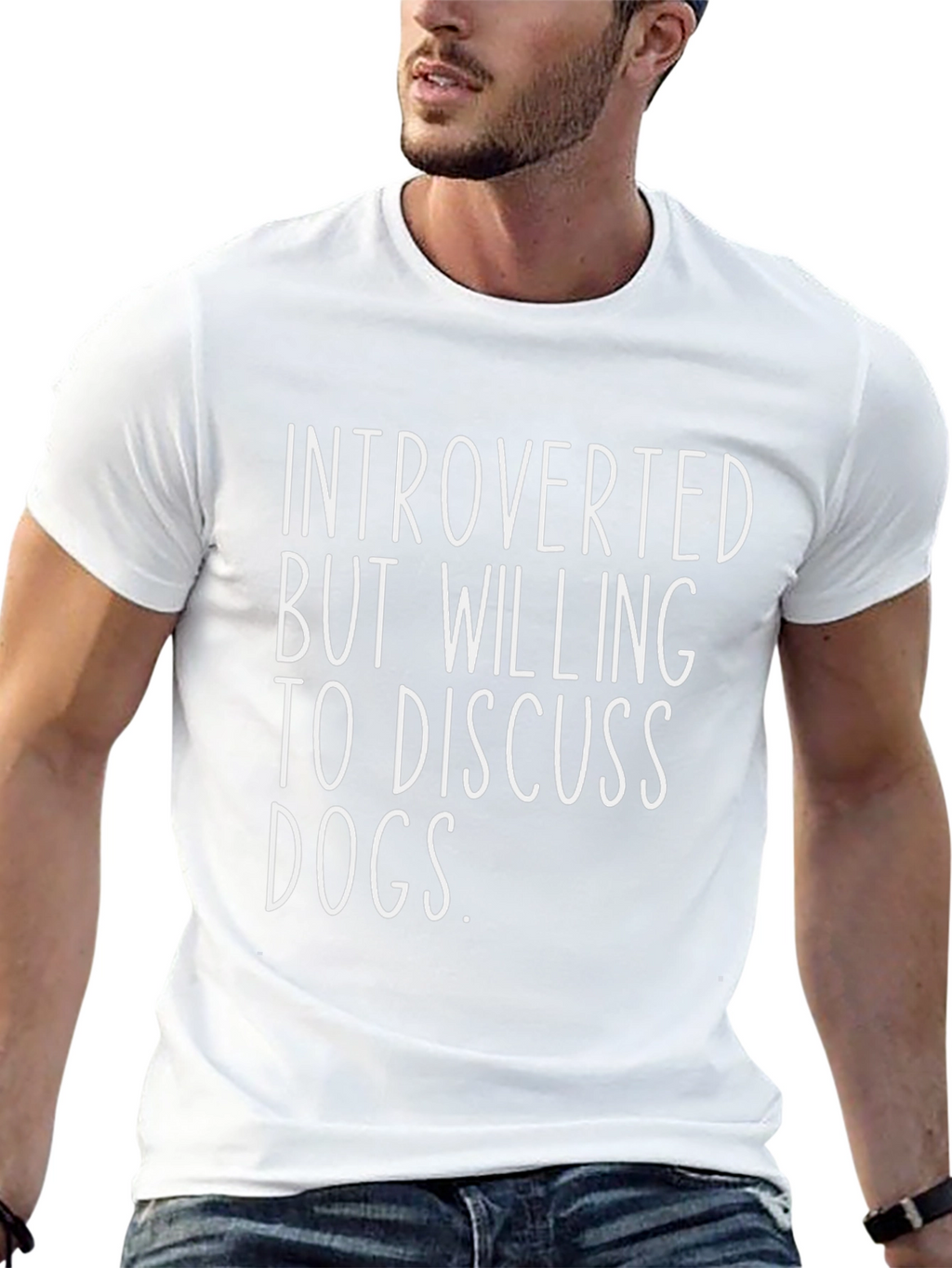 Introverted Dog Lover Graphic Tee