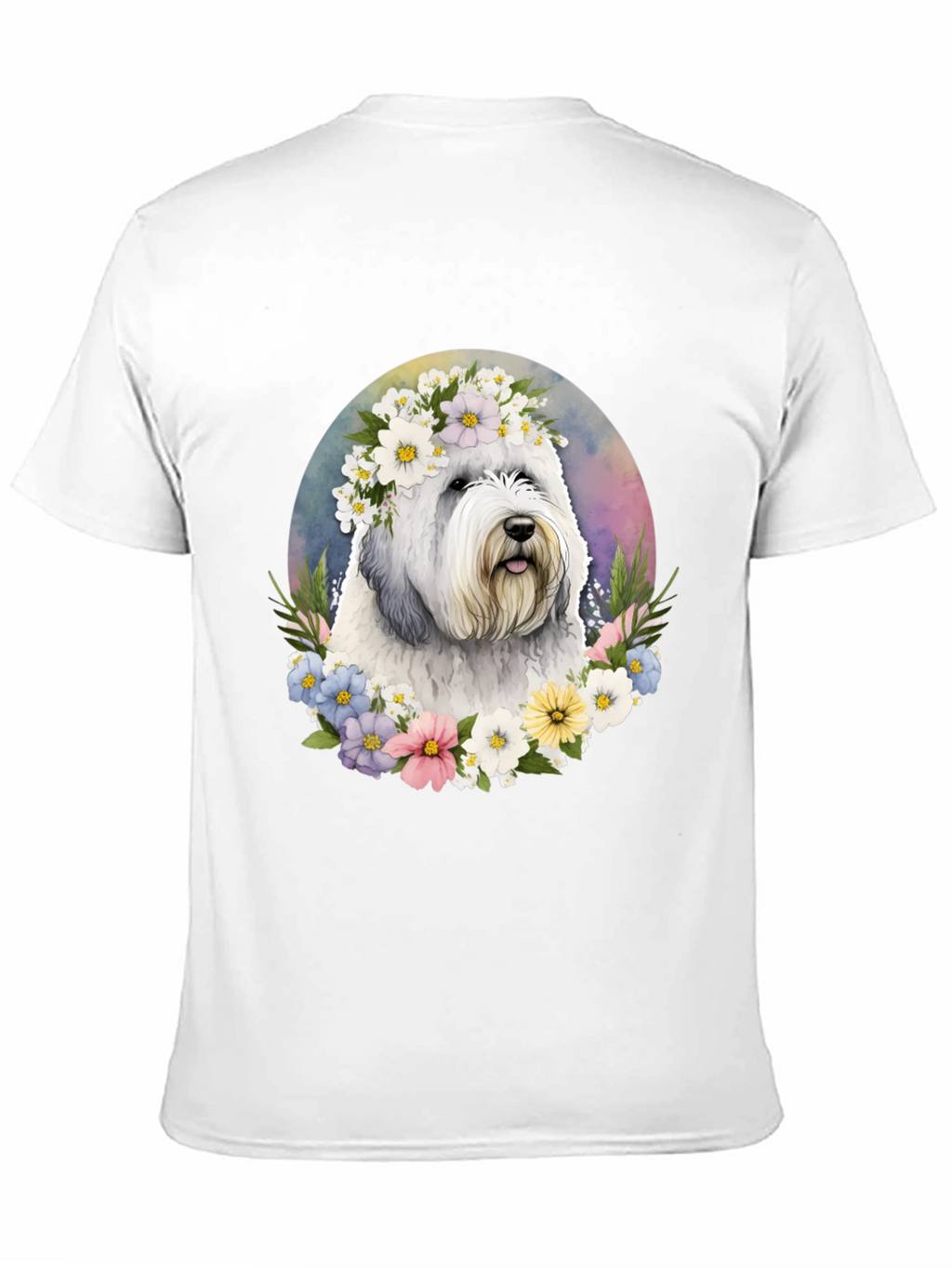 Dog with Flower Crown T-Shirt