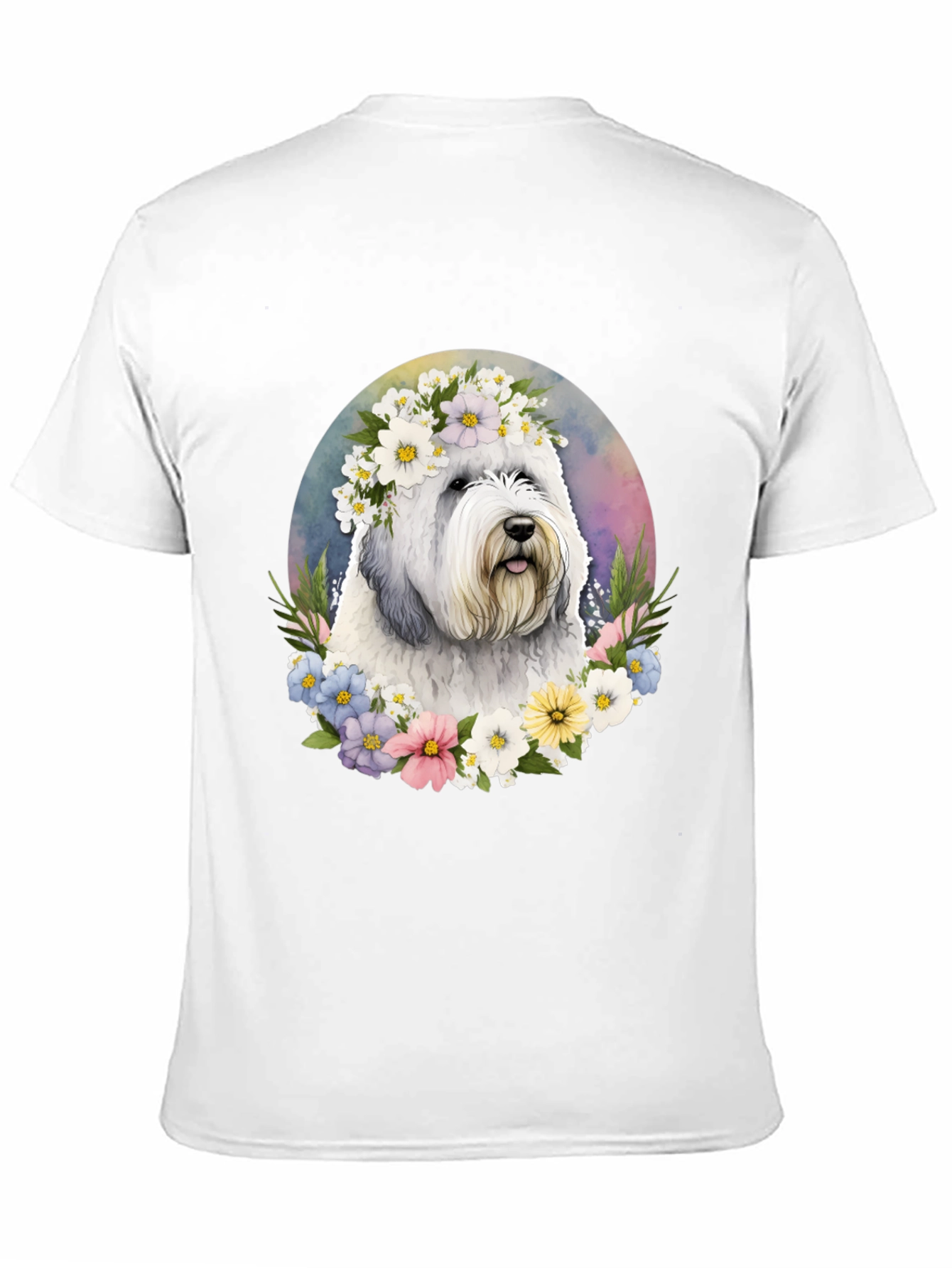 Dog with Flower Crown T-Shirt
