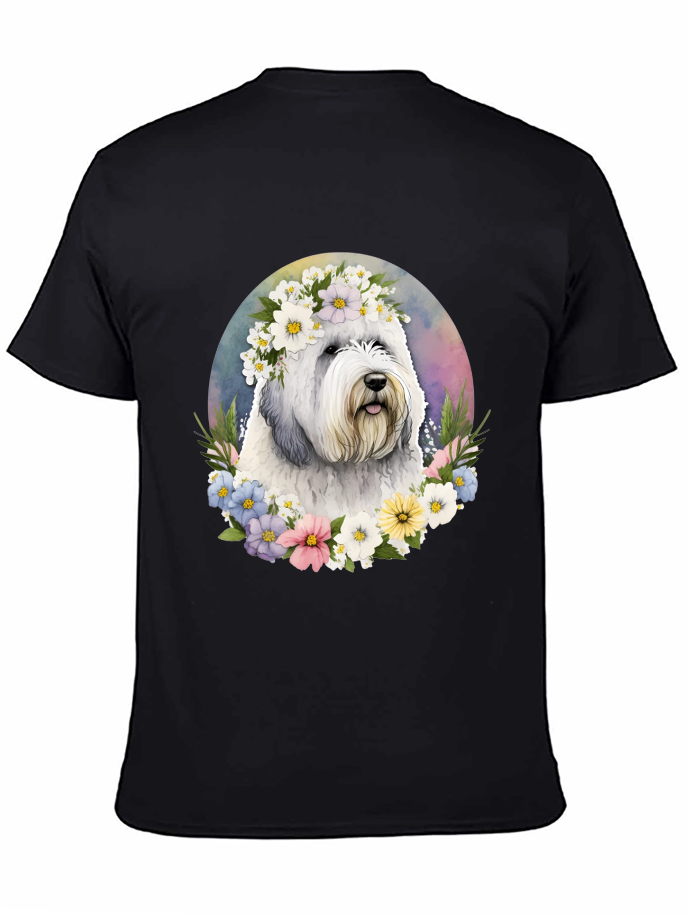 Dog with Flower Crown T-Shirt