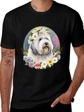 Dog with Flower Crown T-Shirt