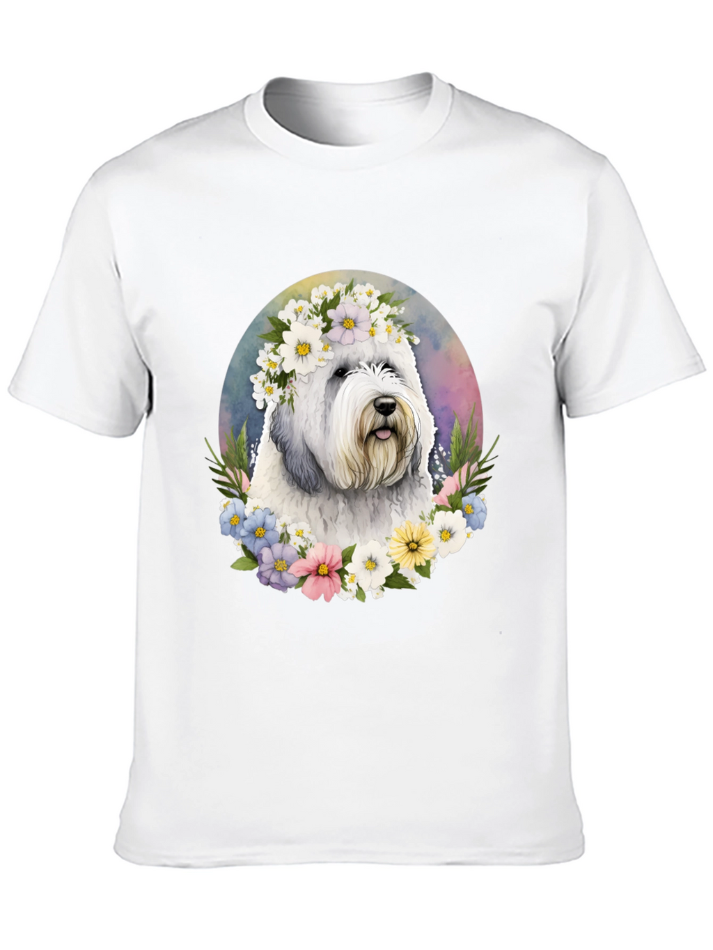 Dog with Flower Crown T-Shirt
