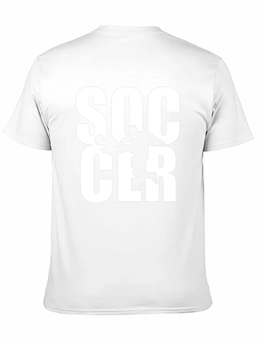 Soccer Graphic Tee - Black Cotton T-Shirt