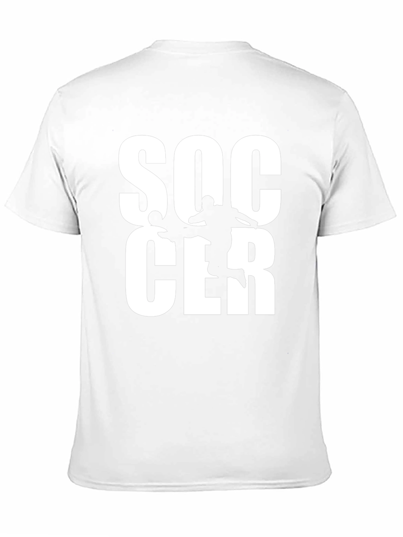 Soccer Graphic Tee - Black Cotton T-Shirt