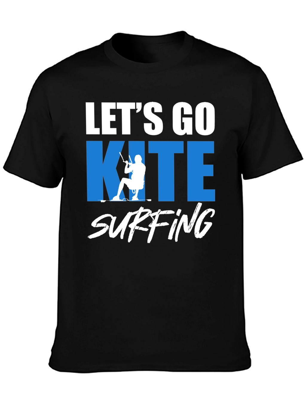 Lets Go Kite Surfing Graphic T-Shirt