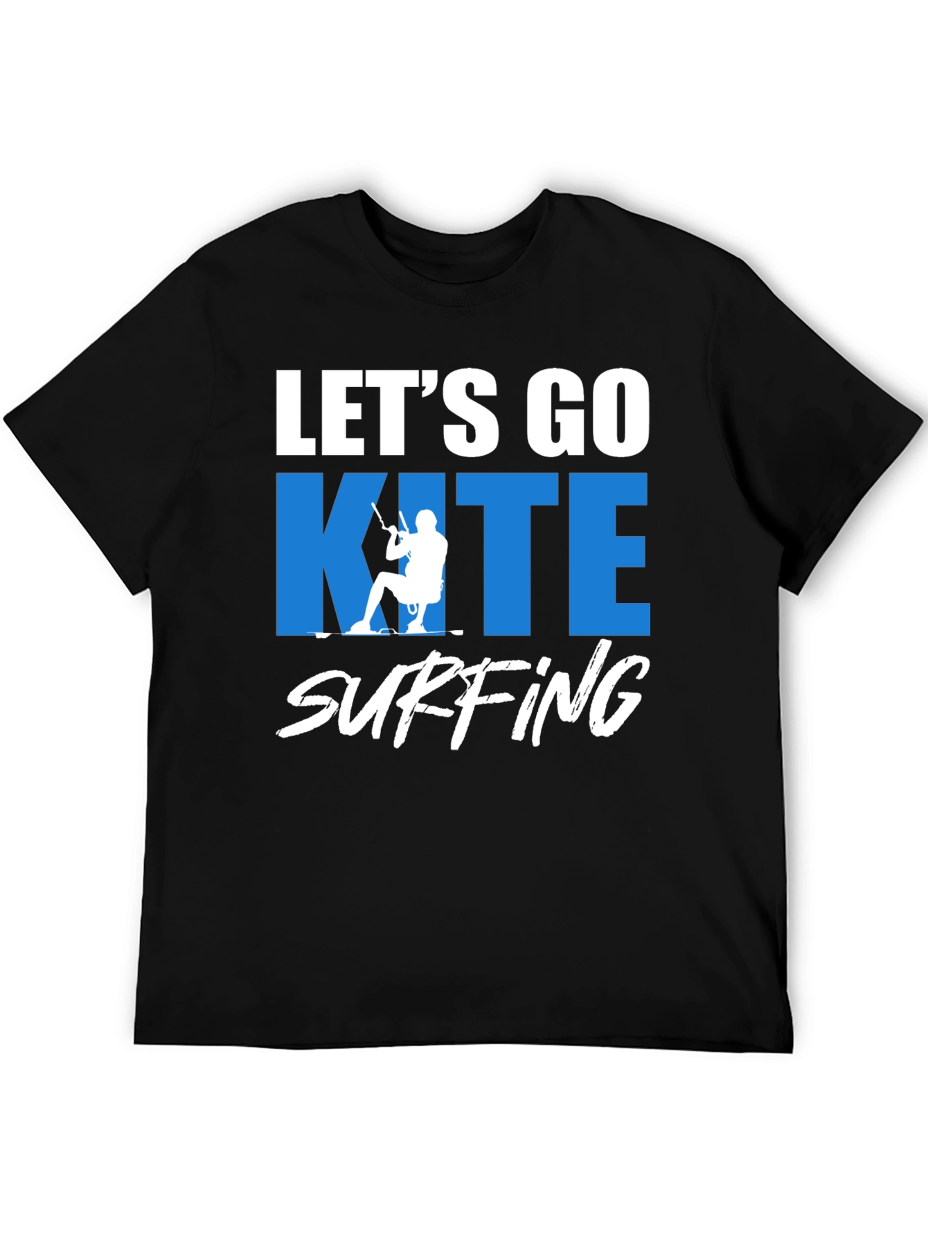 Lets Go Kite Surfing Graphic T-Shirt
