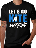 Lets Go Kite Surfing Graphic T-Shirt