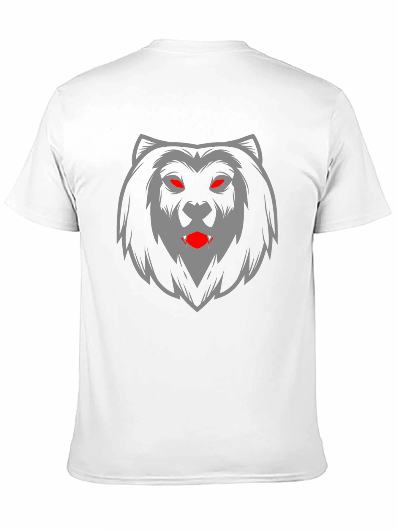 Mens Black T-Shirt with Bear Graphic