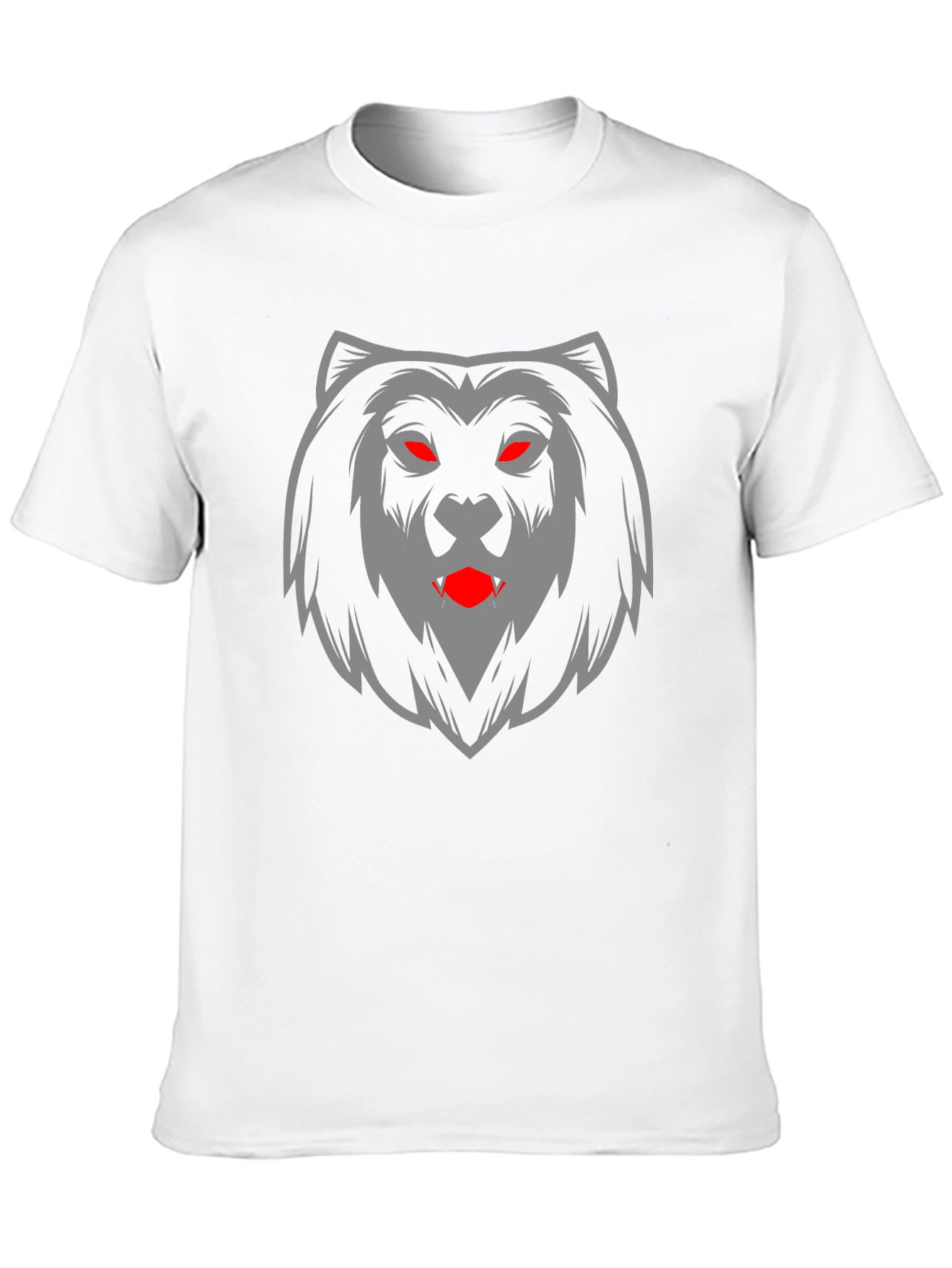 Mens Black T-Shirt with Bear Graphic