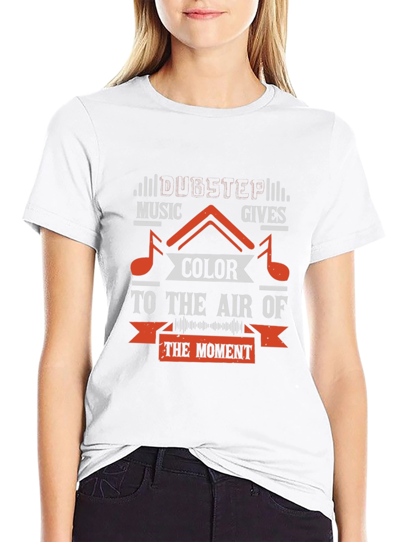 Music Gives Color Black Graphic T-Shirt