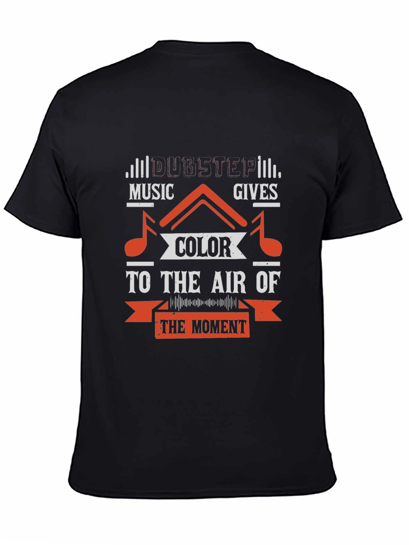 Music Gives Color Black Graphic T-Shirt