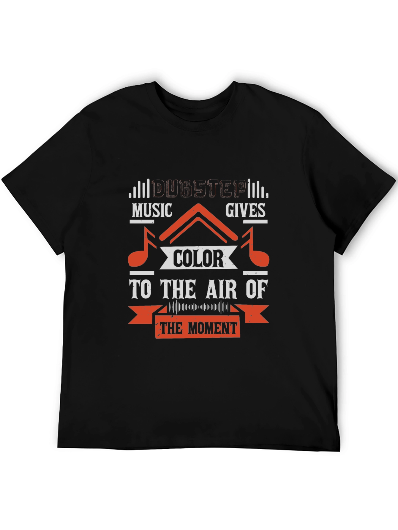 Music Gives Color Black Graphic T-Shirt