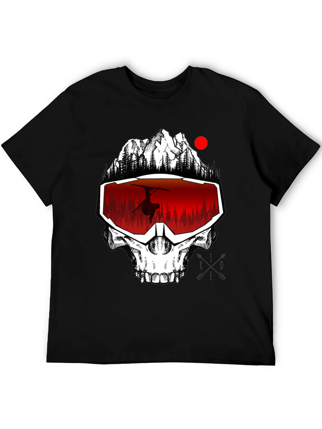 Skull Winter Sports T-Shirt