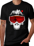 Skull Winter Sports T-Shirt