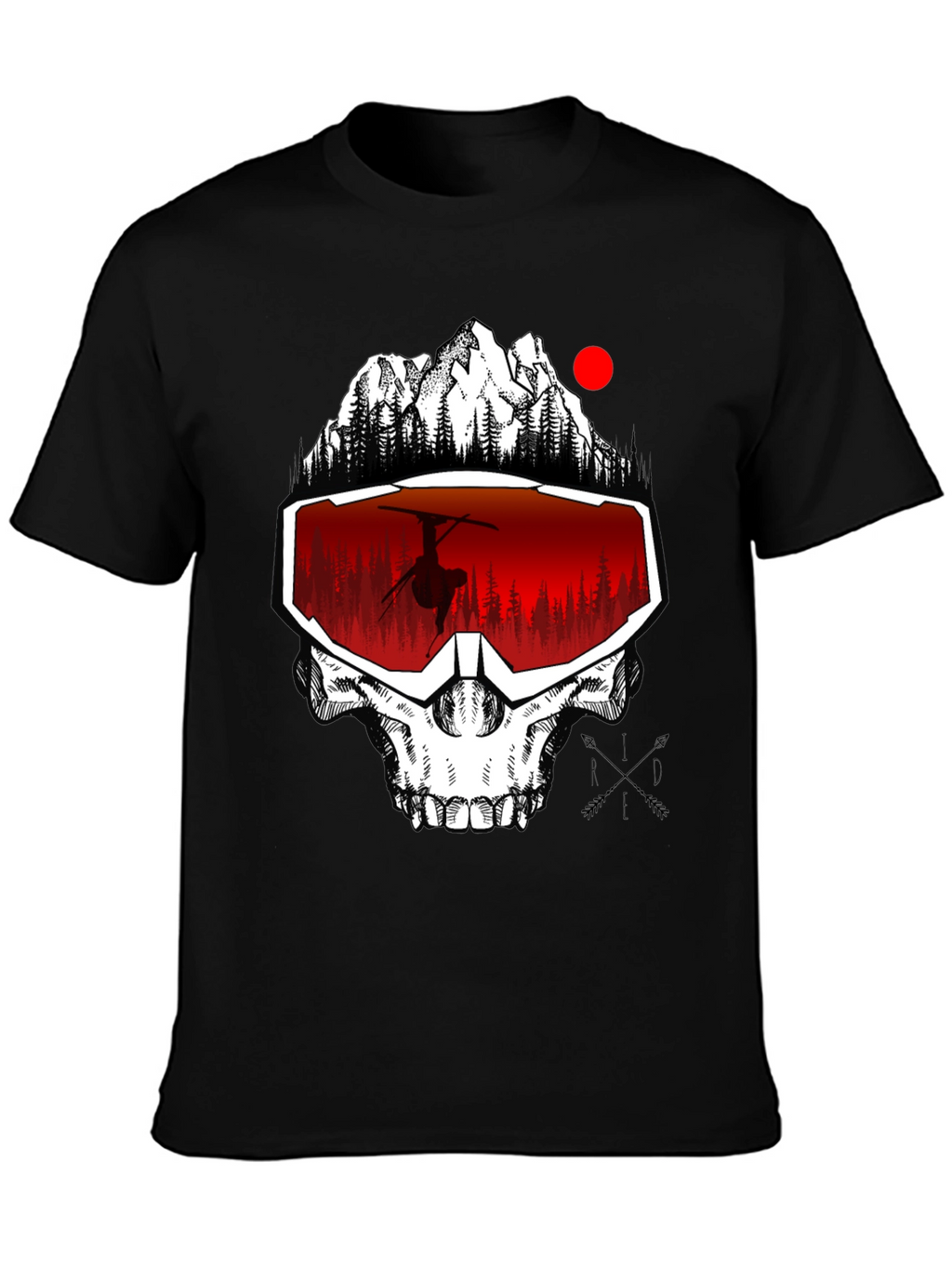 Skull Winter Sports T-Shirt