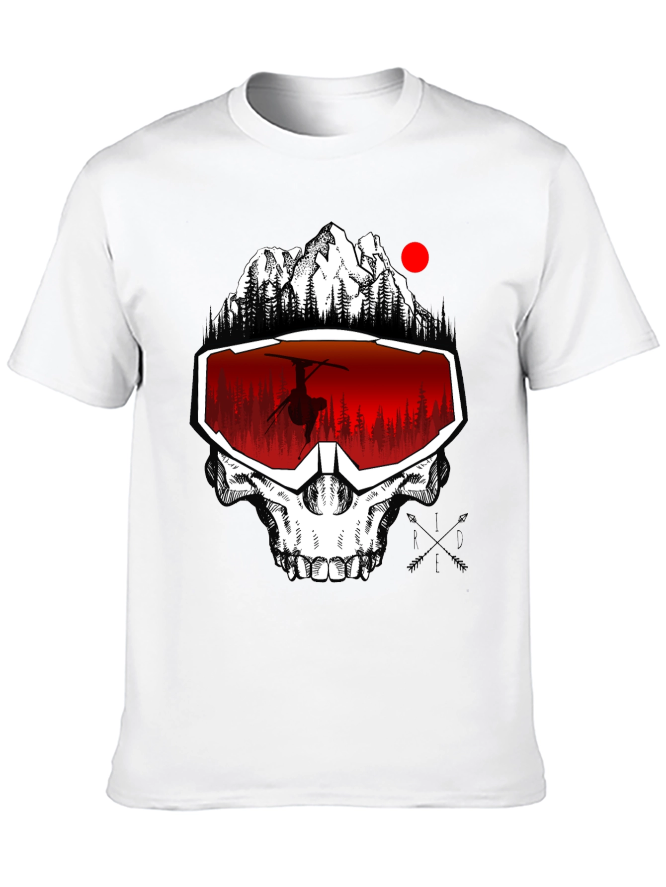 Skull Winter Sports T-Shirt
