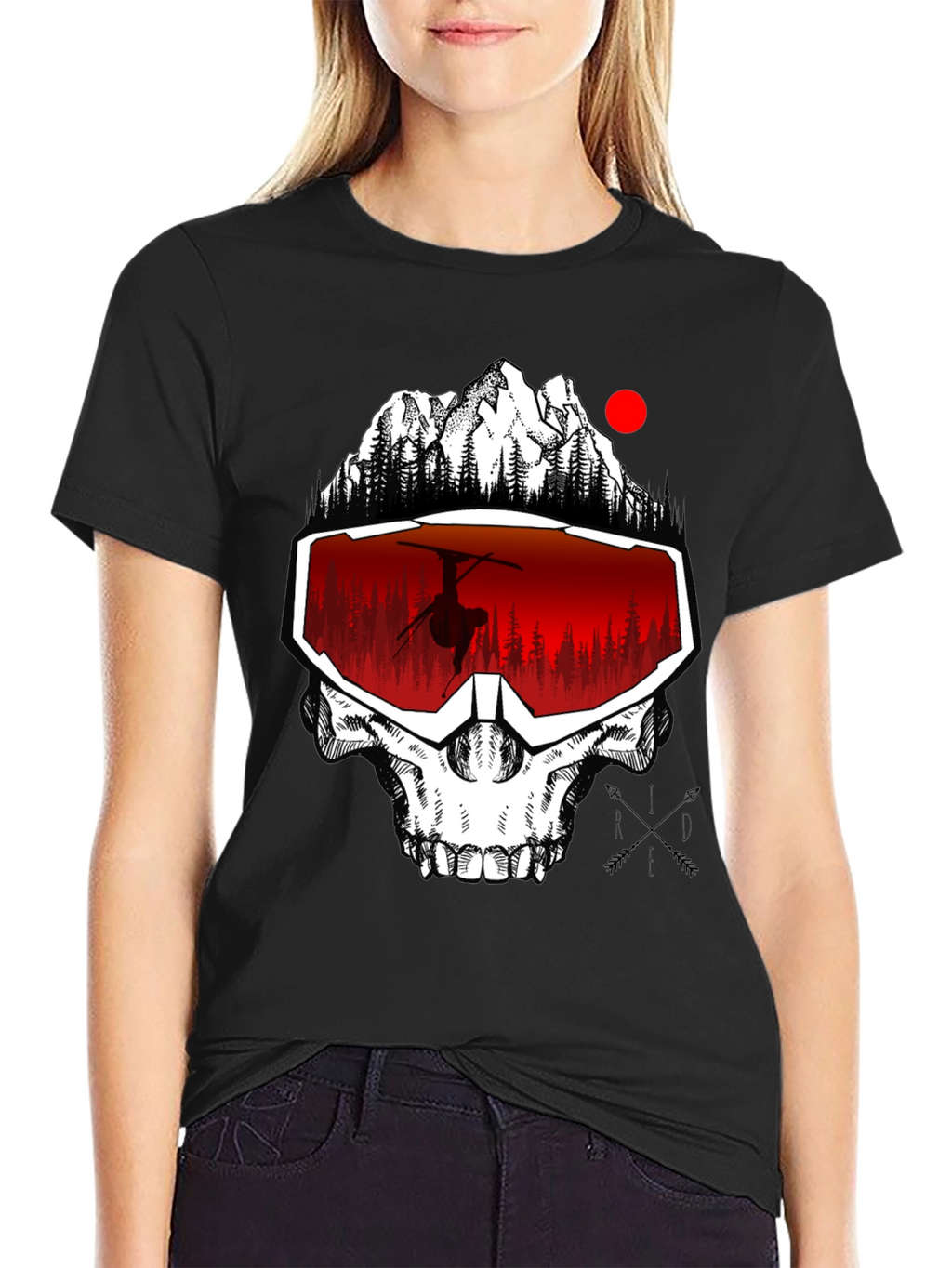 Skull Winter Sports T-Shirt