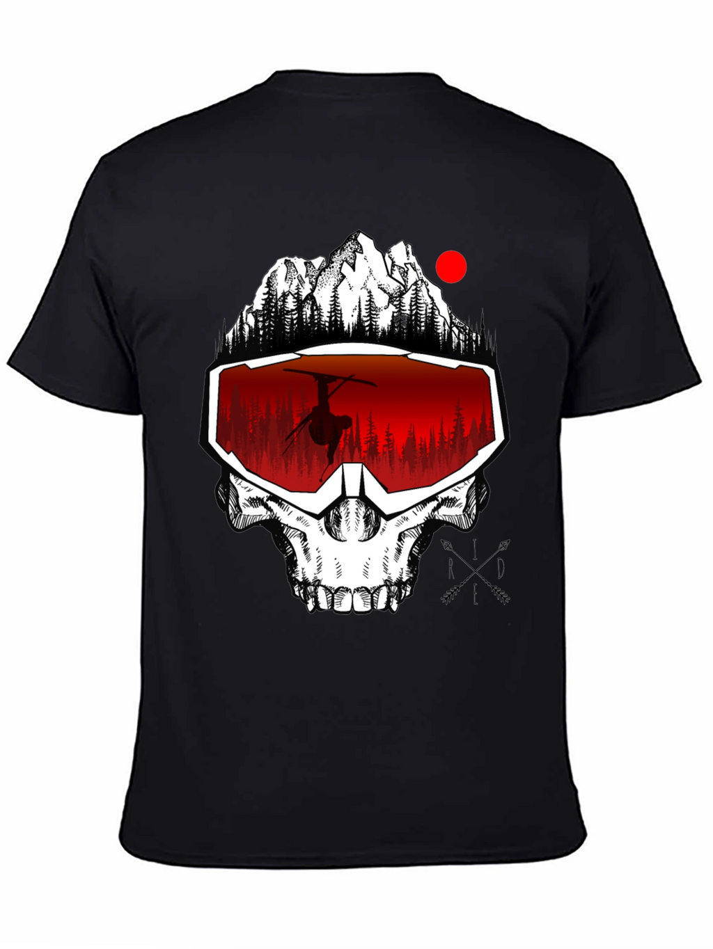 Skull Winter Sports T-Shirt