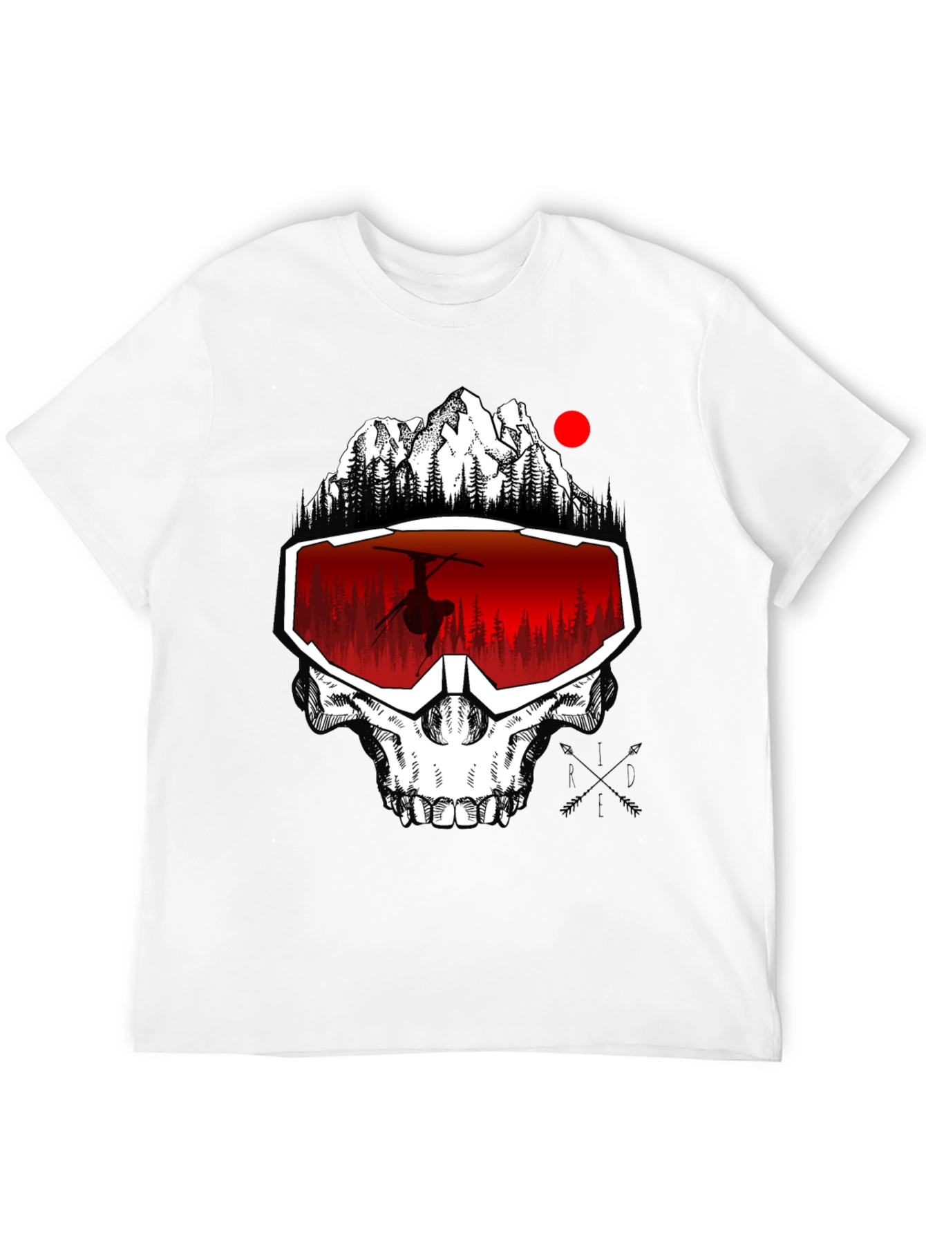 Skull Winter Sports T-Shirt