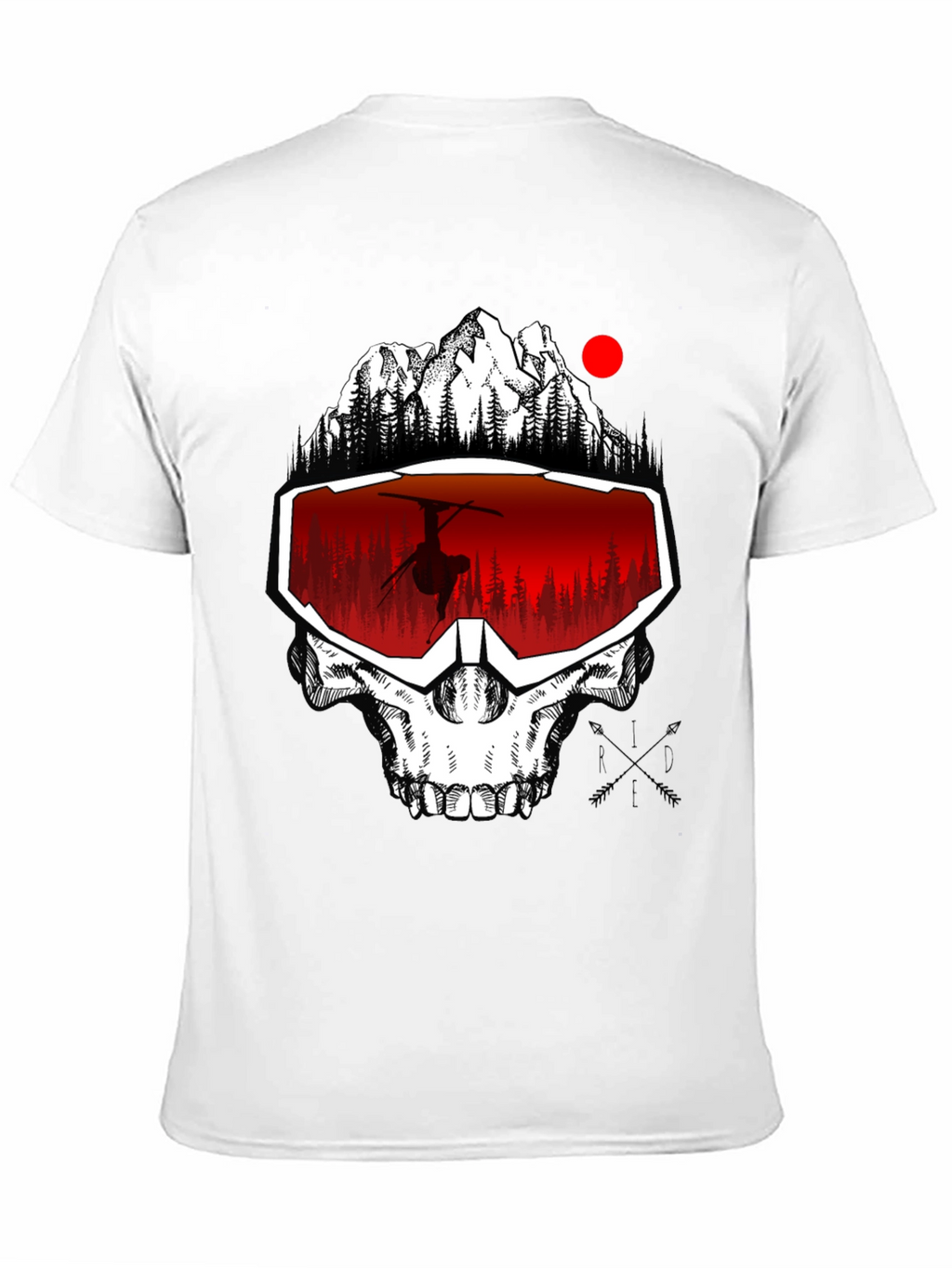 Skull Winter Sports T-Shirt