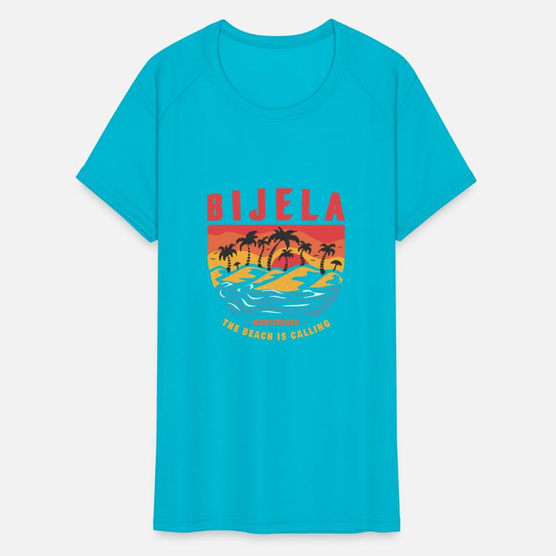 Bijela Montenegro palm tree beach design