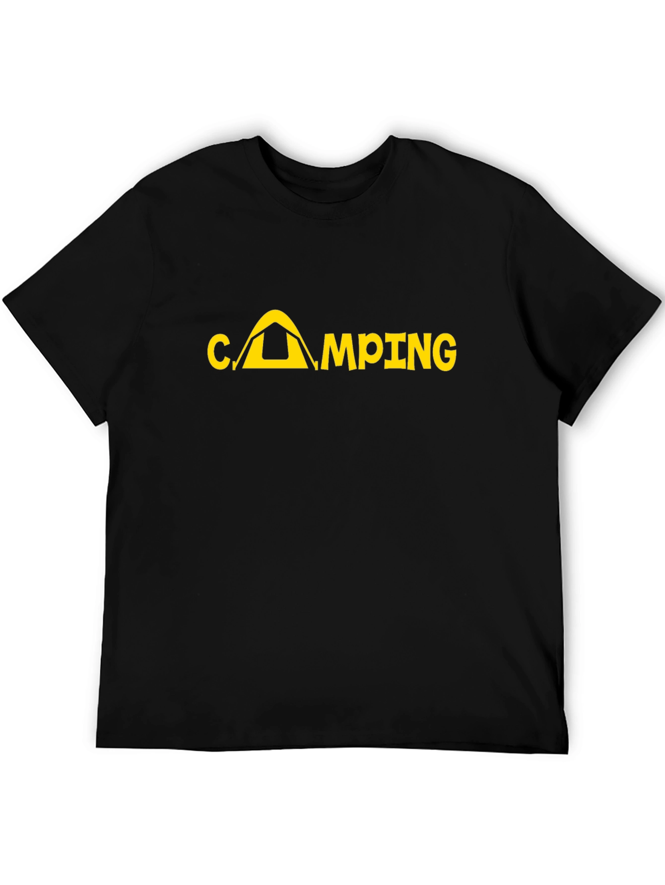 Camping Graphic Print T-Shirt