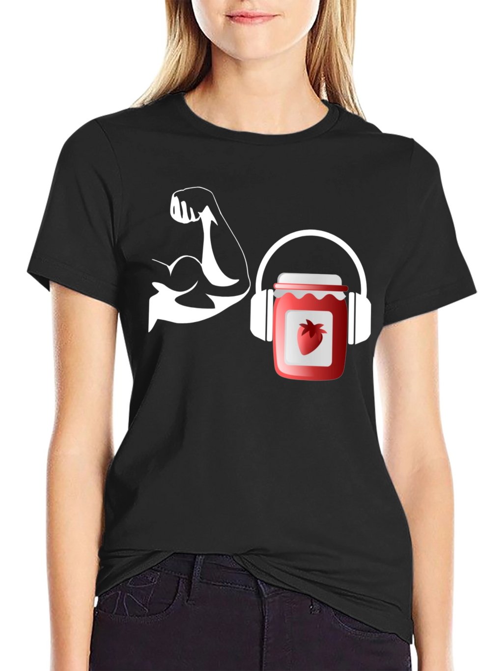 Jammin Strength Black T-Shirt