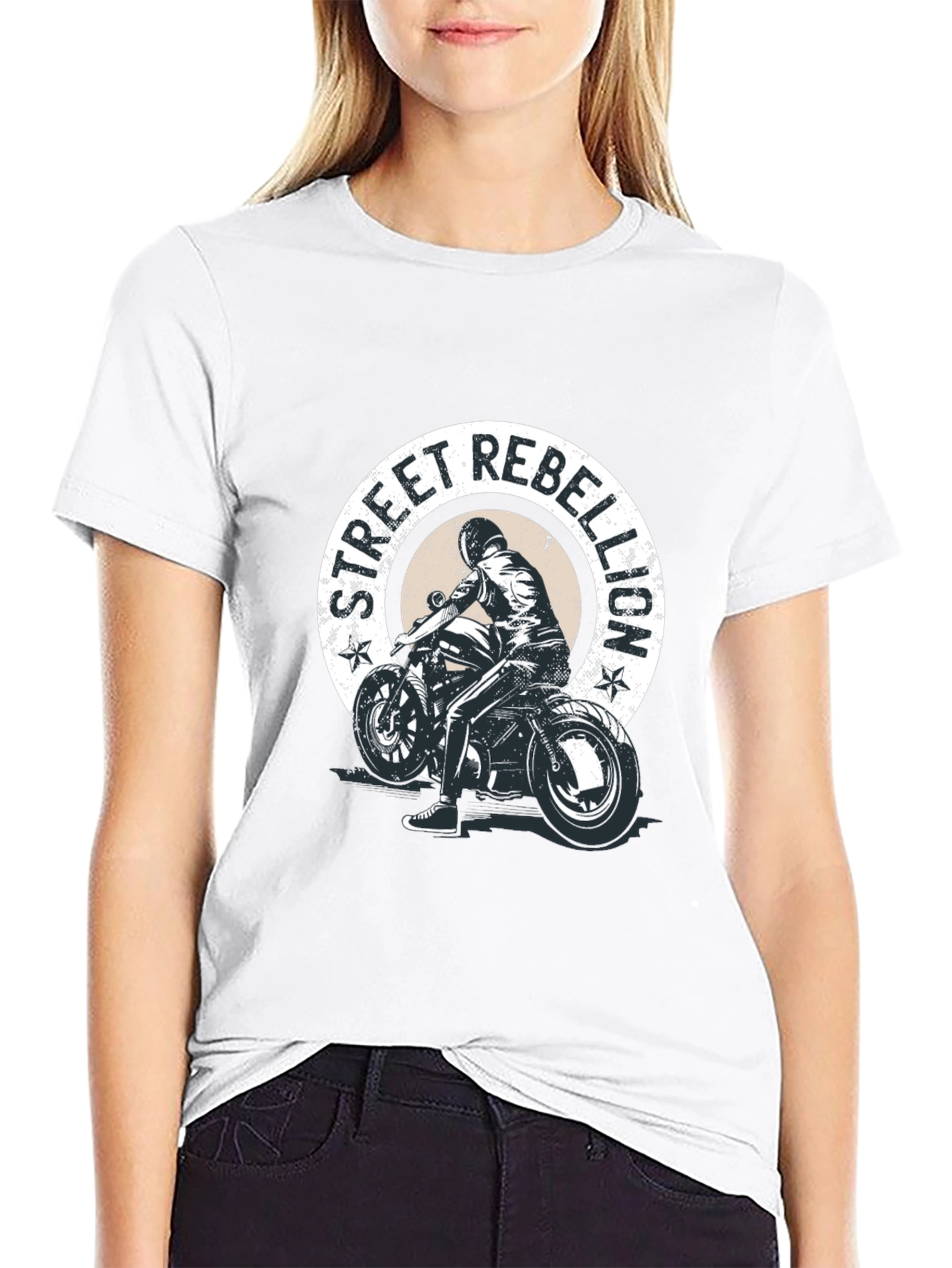 Street Rebellion Motorcycle Graphic Tee