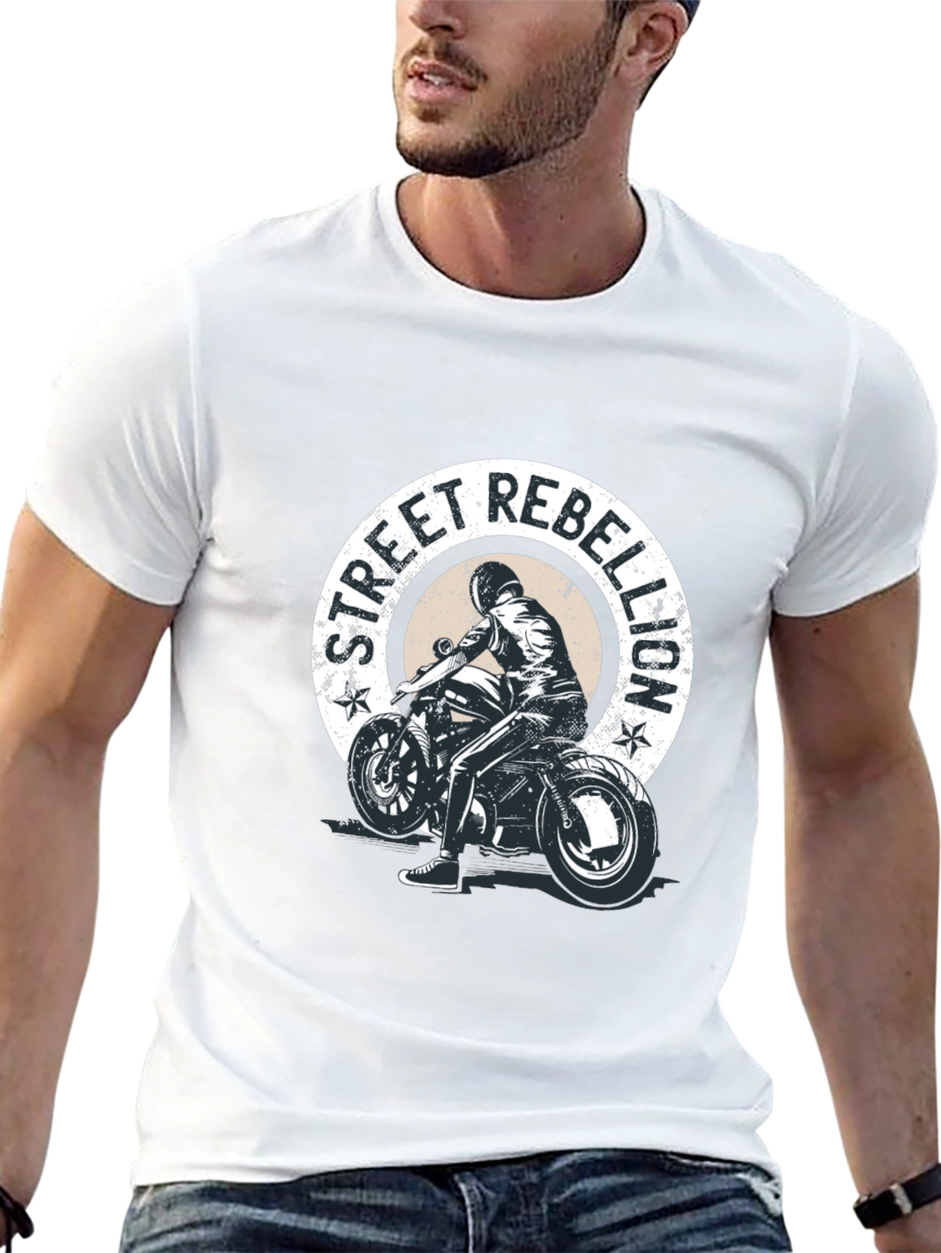 Street Rebellion Motorcycle Graphic Tee