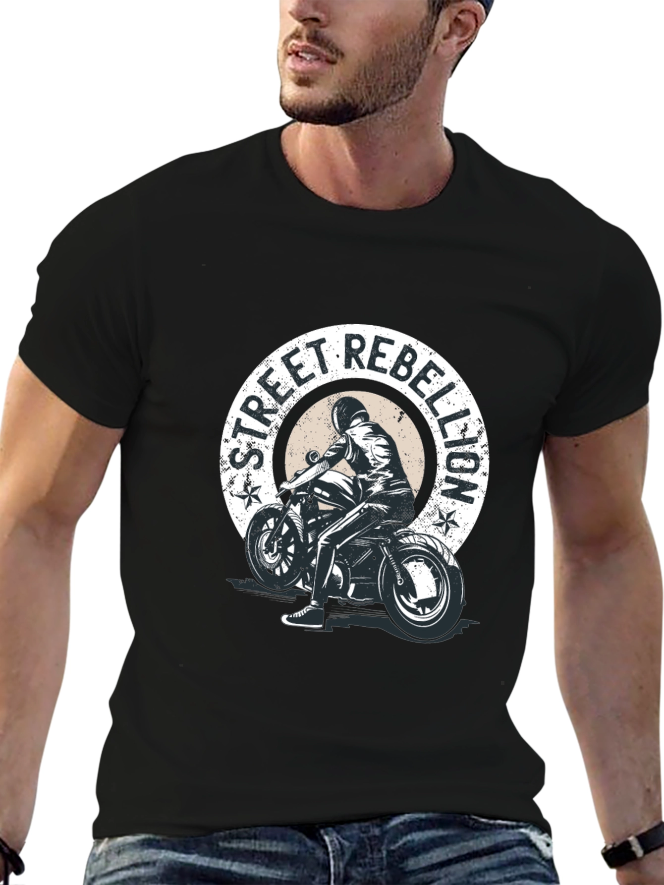 Street Rebellion Motorcycle Graphic Tee