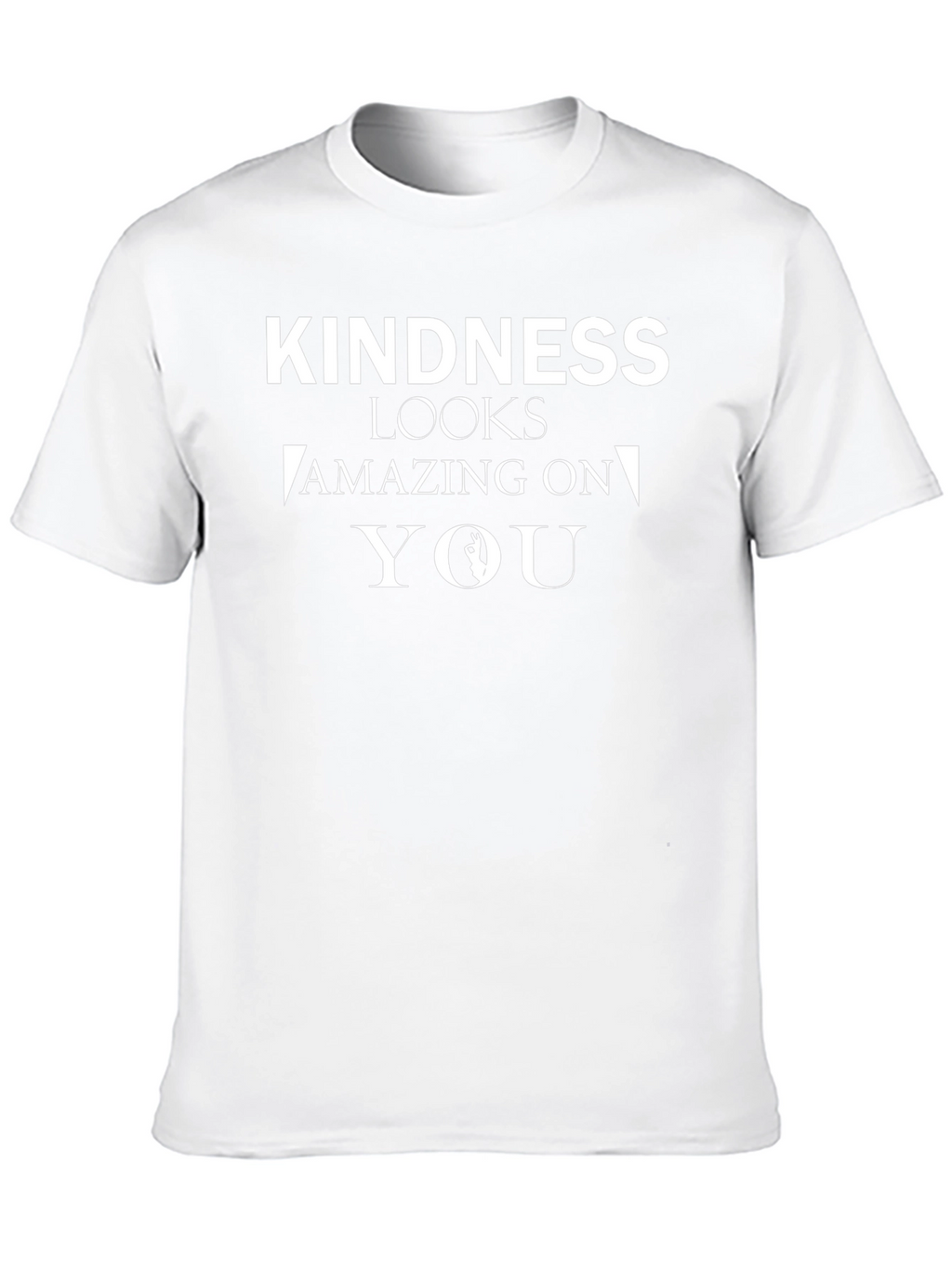 Kindness Looks Amazing Black T-Shirt