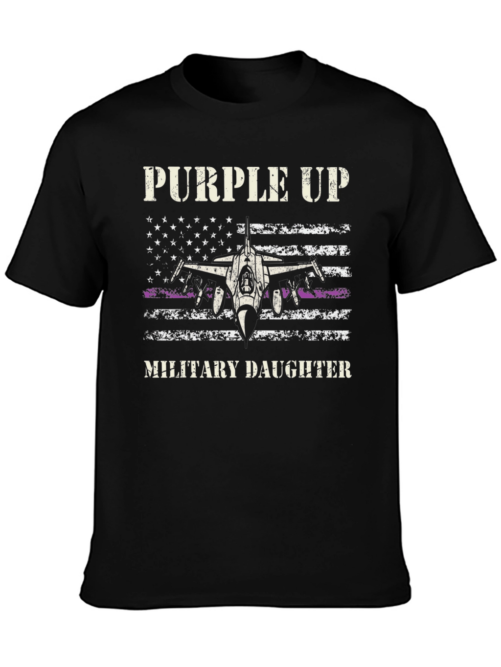 Purple Up Military Daughter T-Shirt