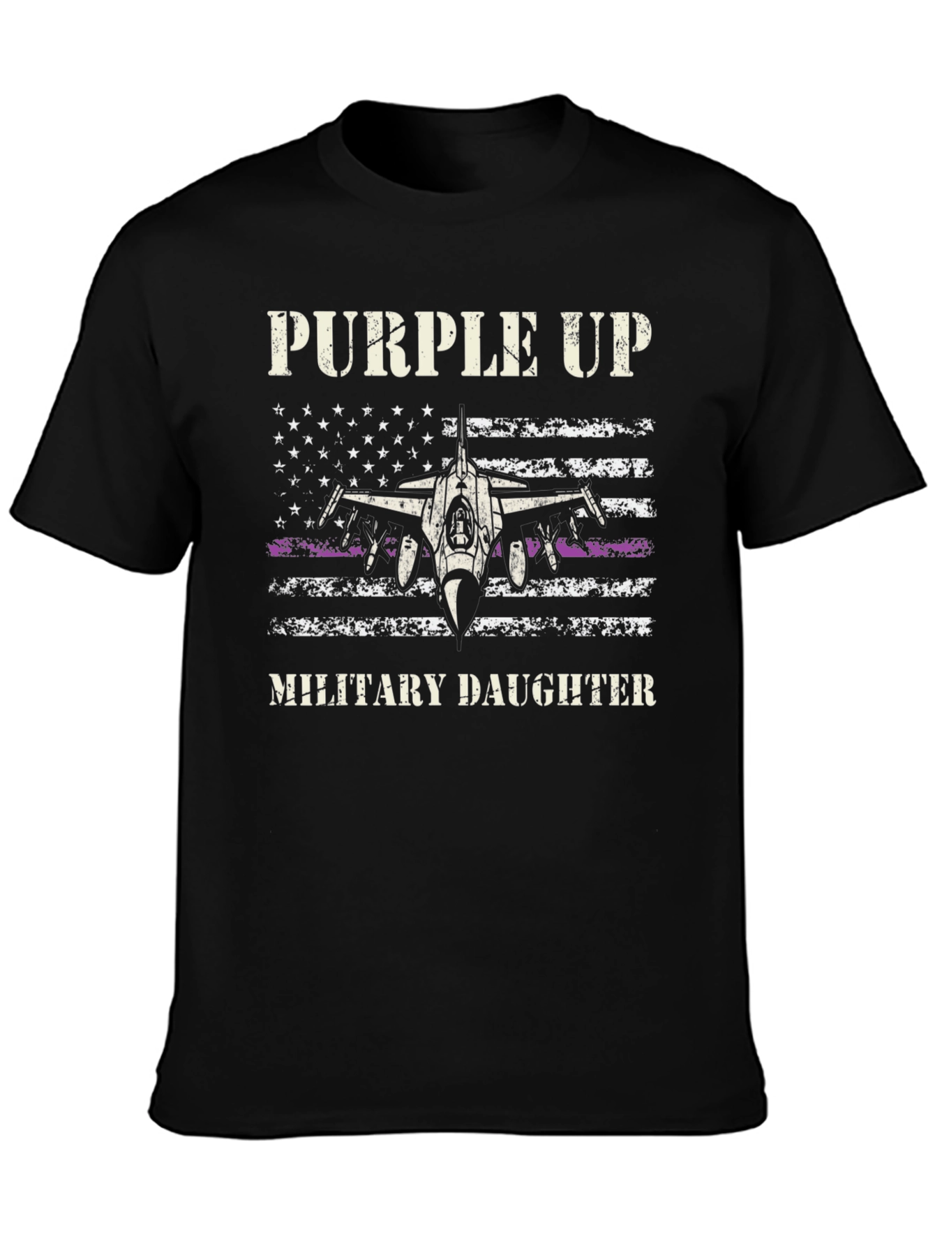 Purple Up Military Daughter T-Shirt