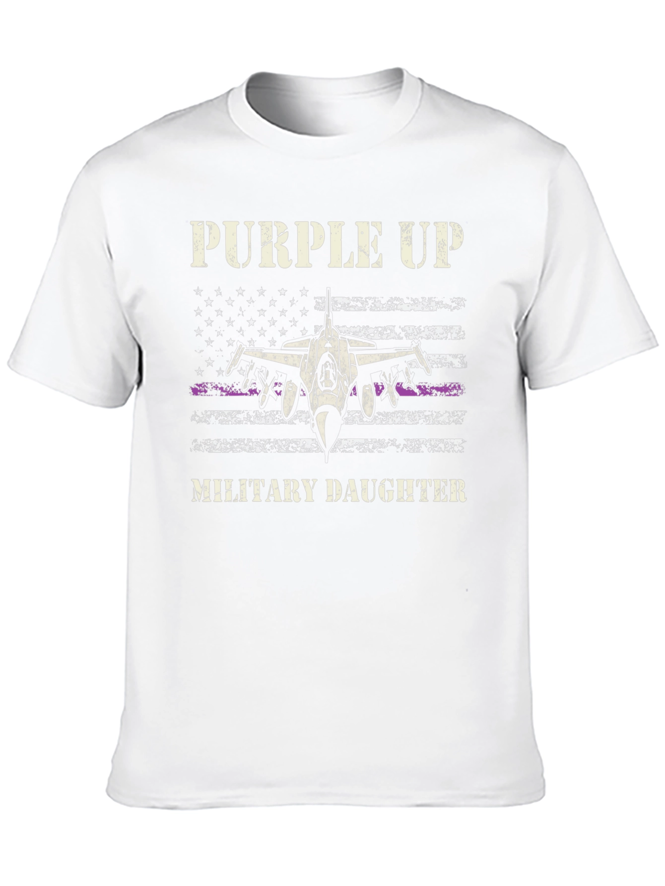 Purple Up Military Daughter T-Shirt