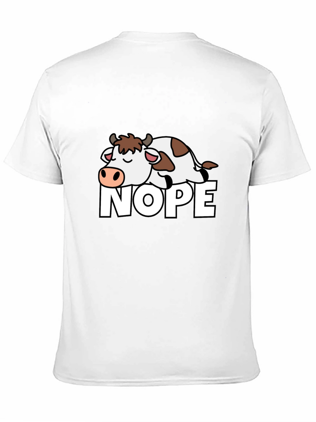 Nope Cow Graphic T-Shirt - Relaxed Fit