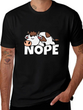 Nope Cow Graphic T-Shirt - Relaxed Fit