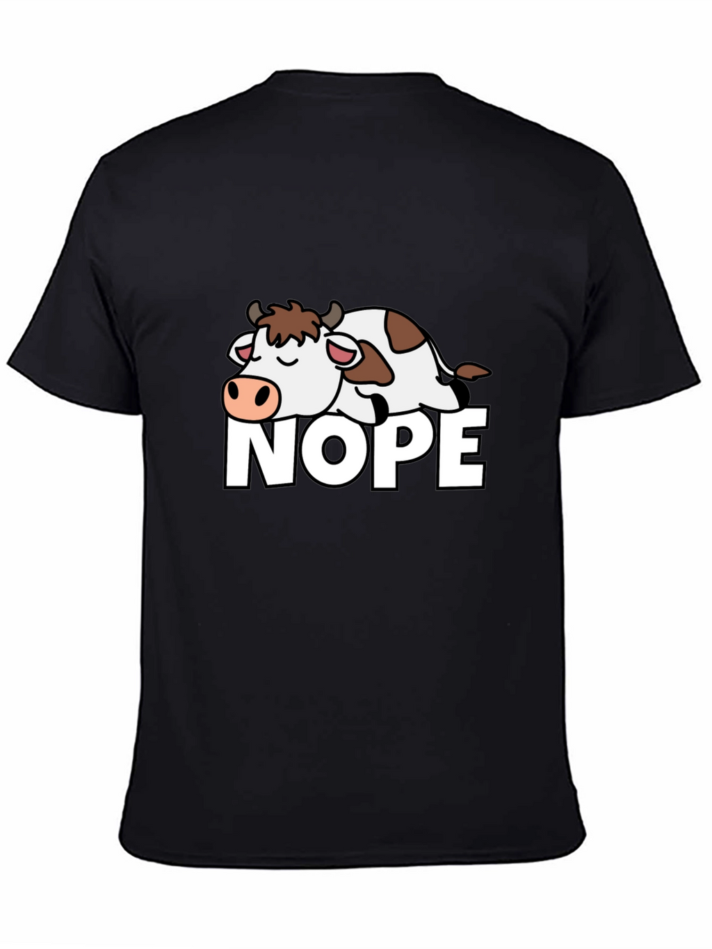 Nope Cow Graphic T-Shirt - Relaxed Fit