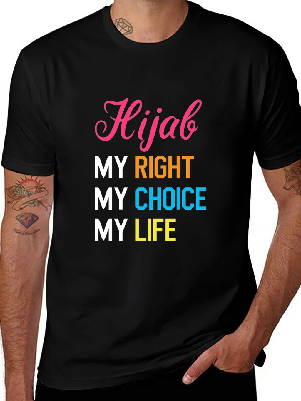 Hijab My Right My Choice T-Shirt