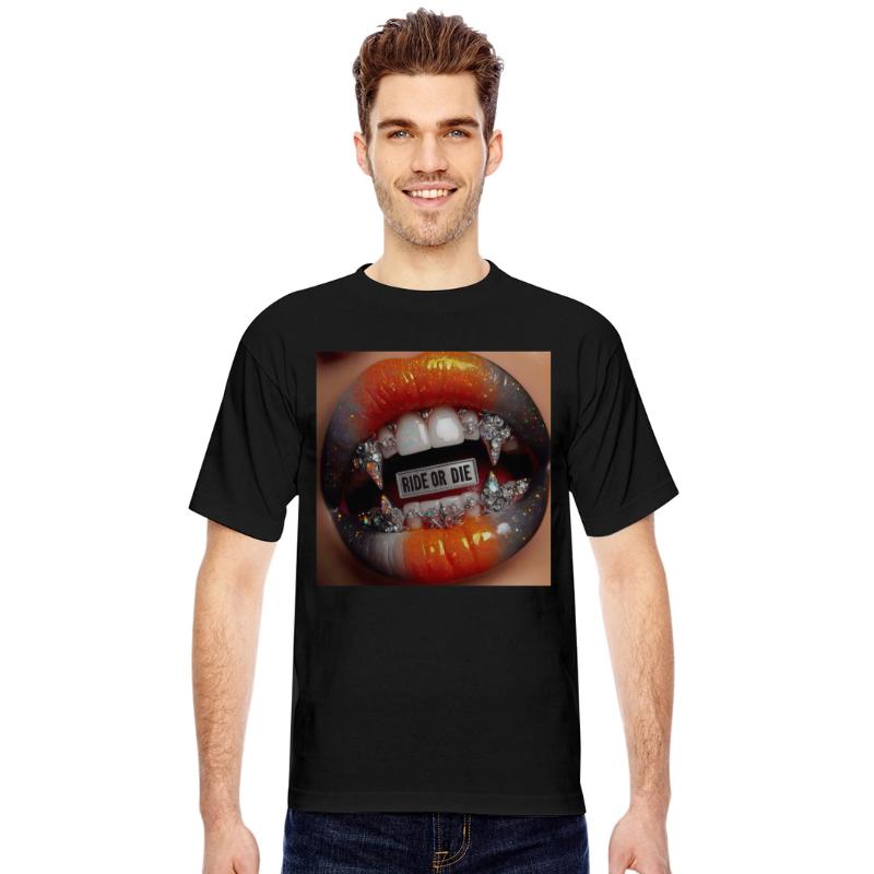 Bold Edgy Lip Art with Ride or Die Drip