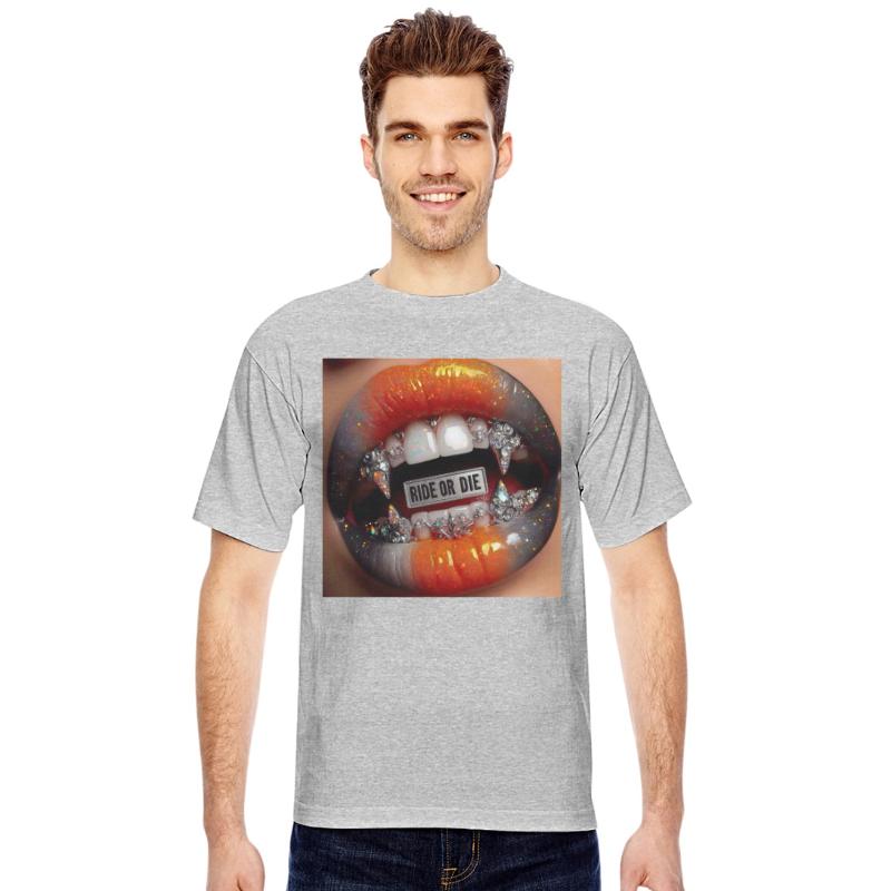 Bold Edgy Lip Art with Ride or Die Drip