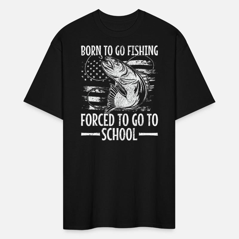 Born To Go Fishing Bass Fish Fisherman Boy